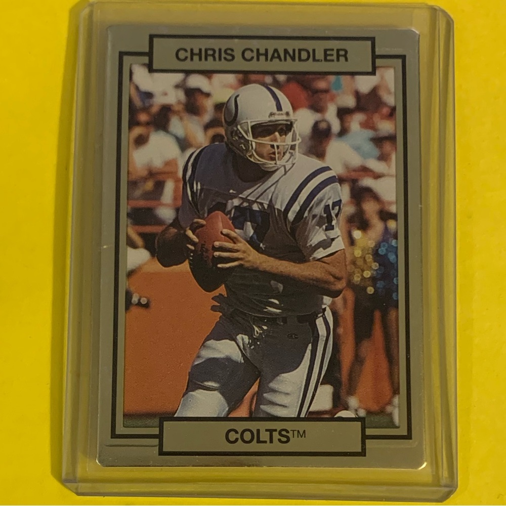 Chris Chandler #104 1990 Action Packed Football Trading Card